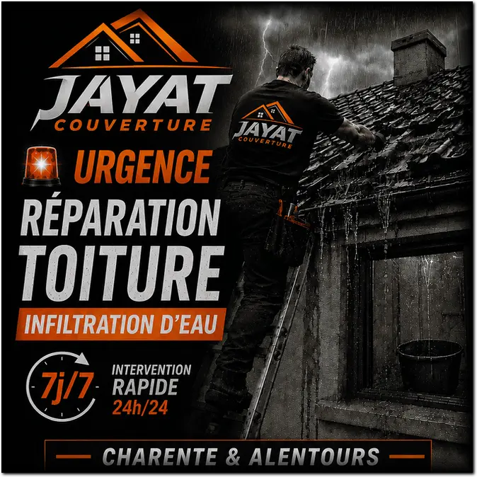 Couvreur Fuite Toiture Angoulême Soyaux Barbezieux Charente